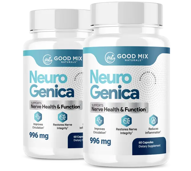 2-bottle Neuro Genica package, 120 capsules